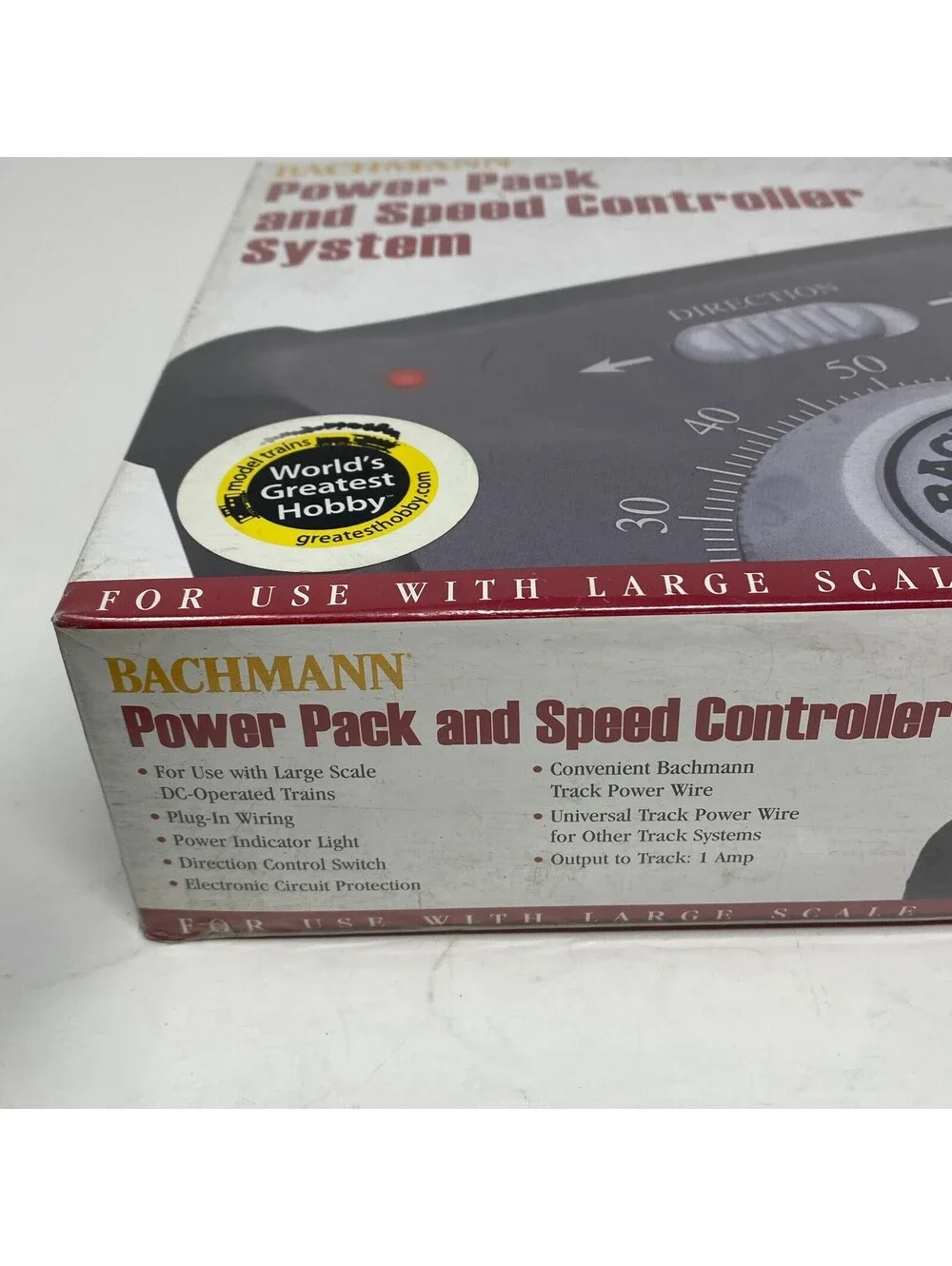 Bachmann 44213 Power Pack Speed Controller System Large Scale G DC Train 1 Amp